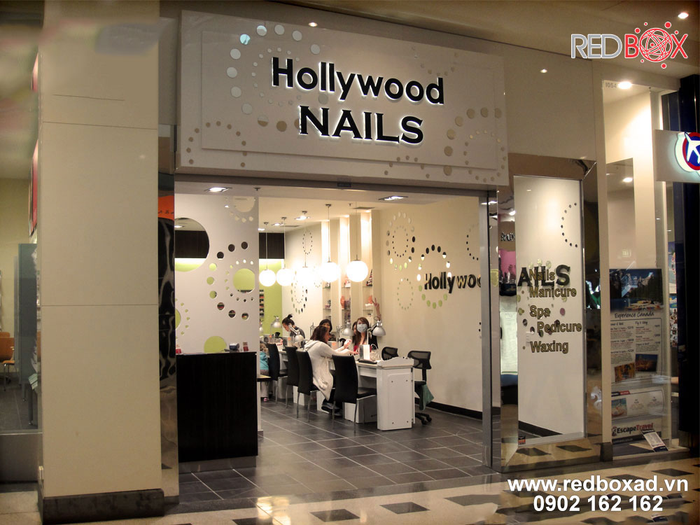 làm bảng hiệu tiệm nail