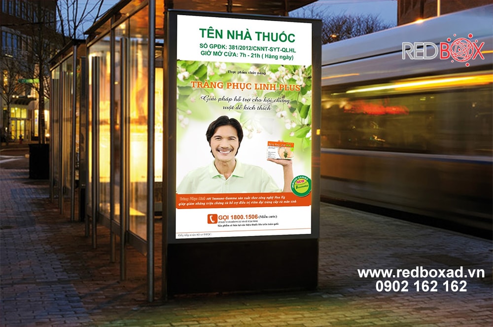 poster hộp đèn posm