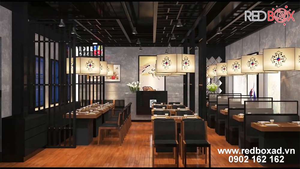 thiết kế nội thất nhà hàng đẹp